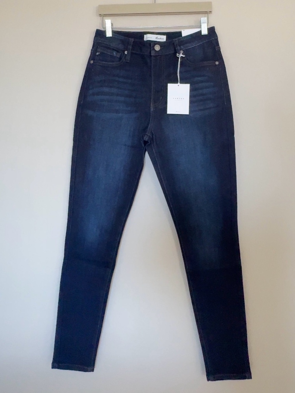 New KanCan Dark Wash Stretch Skinny Jeans 28 NWT